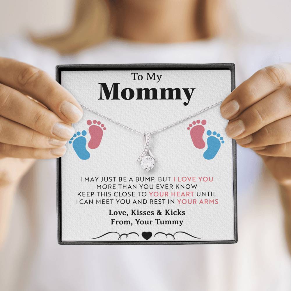 New Mom Gift Necklace, Trendy, Gift for New Mom in Hospital, Pregnancy Gift