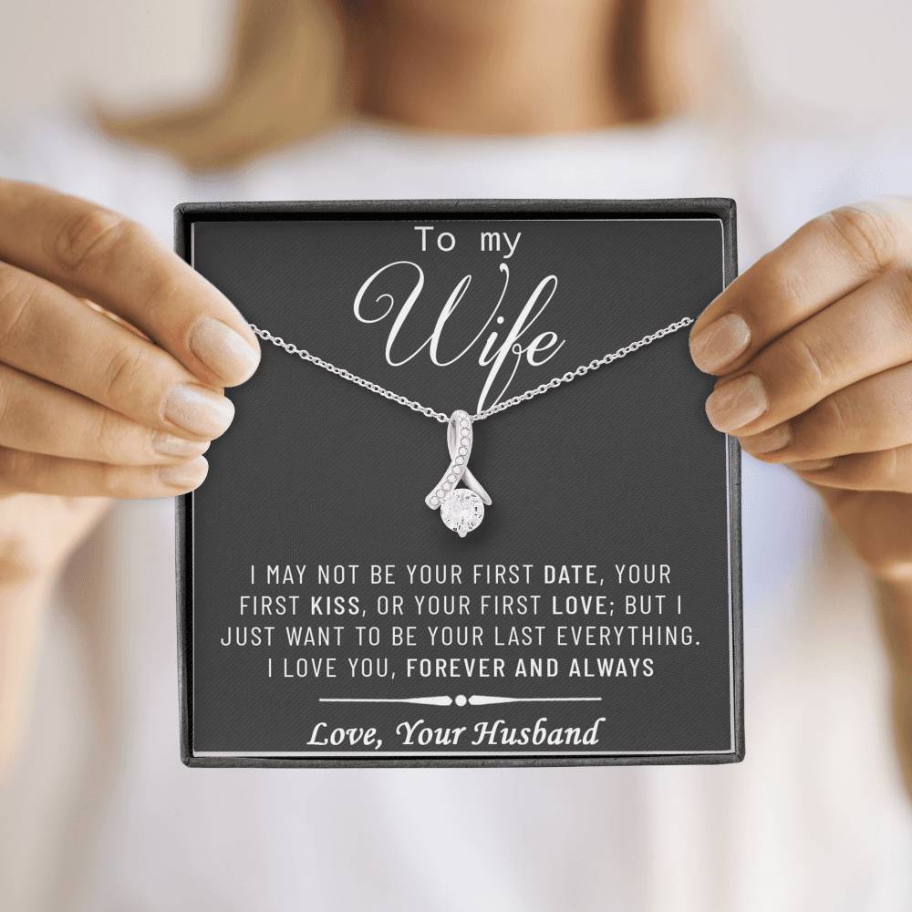 To My Wife Necklace, Engagement Gift For Her, Future Wife Birthday Gift