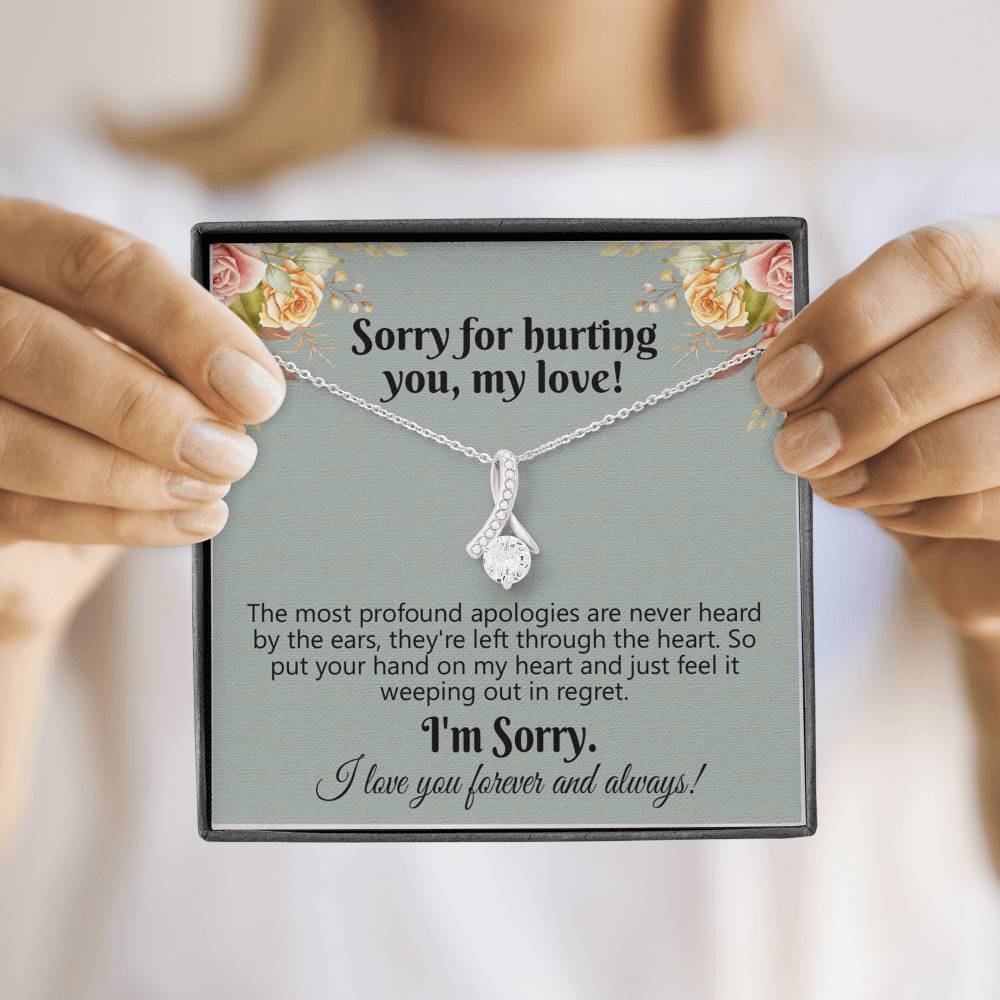Apology Gift for Her, Forgiveness Gift, Sorry Gift for Wife, For Girlfriend, For Daughter, Gift to Say Your Sorry, Unique Apology Necklace