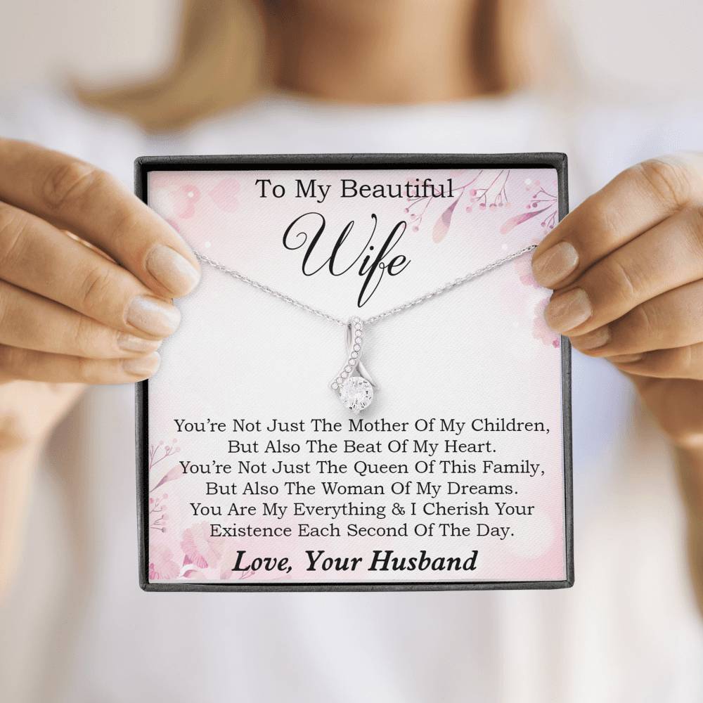 To My Wife Necklace, Engagement Gift for Future Wife, Birthday Gift