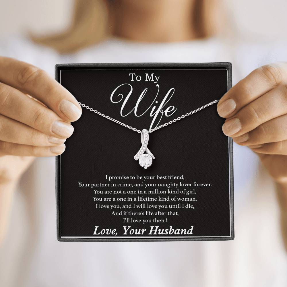 To My Wife Necklace, Gift For Wife, Anniversary Gift For Wife, Necklace For Wife