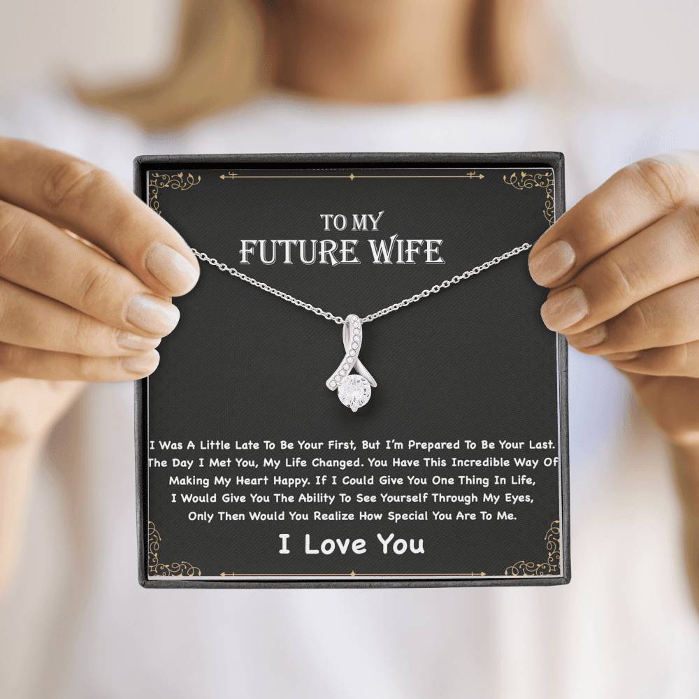 To My Future Wife Necklace, Engagement Gift for Future Wife, Birthday Gift