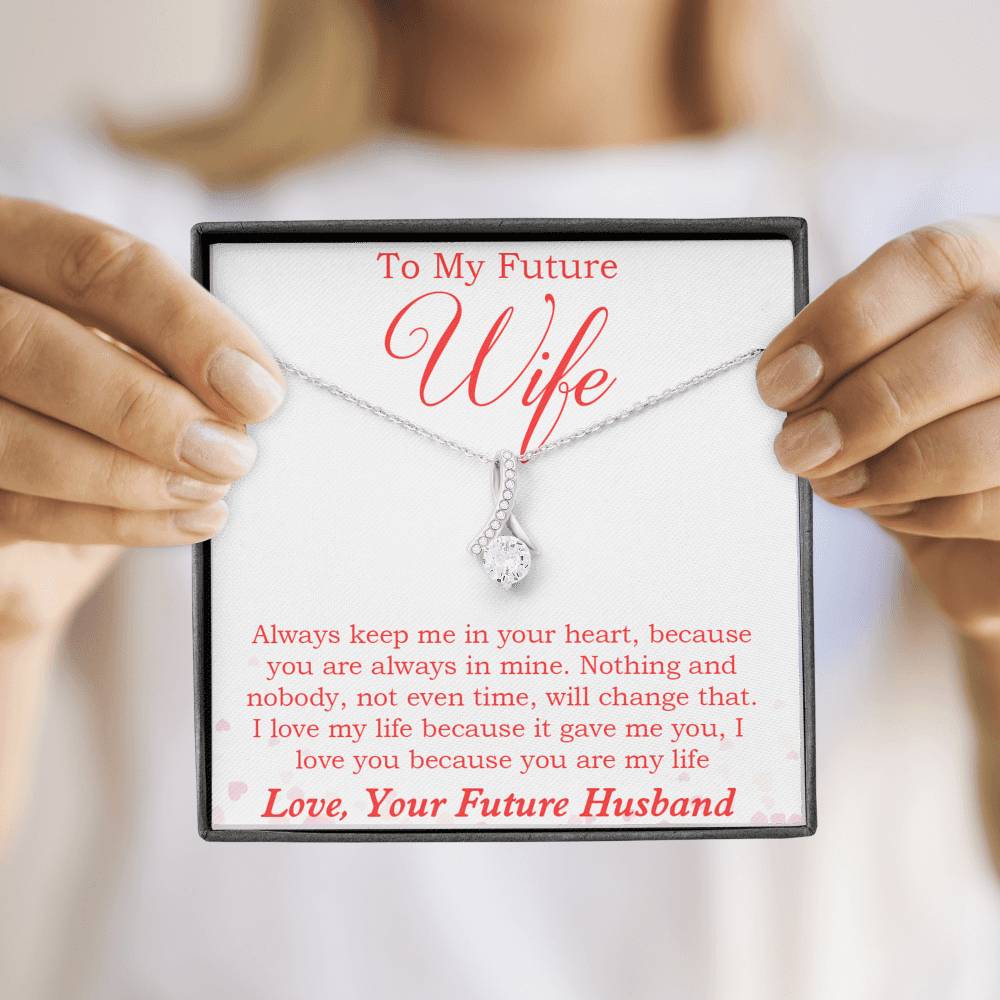 To My Future Wife Necklace, Engagement Gift for Future Wife, Birthday Gift