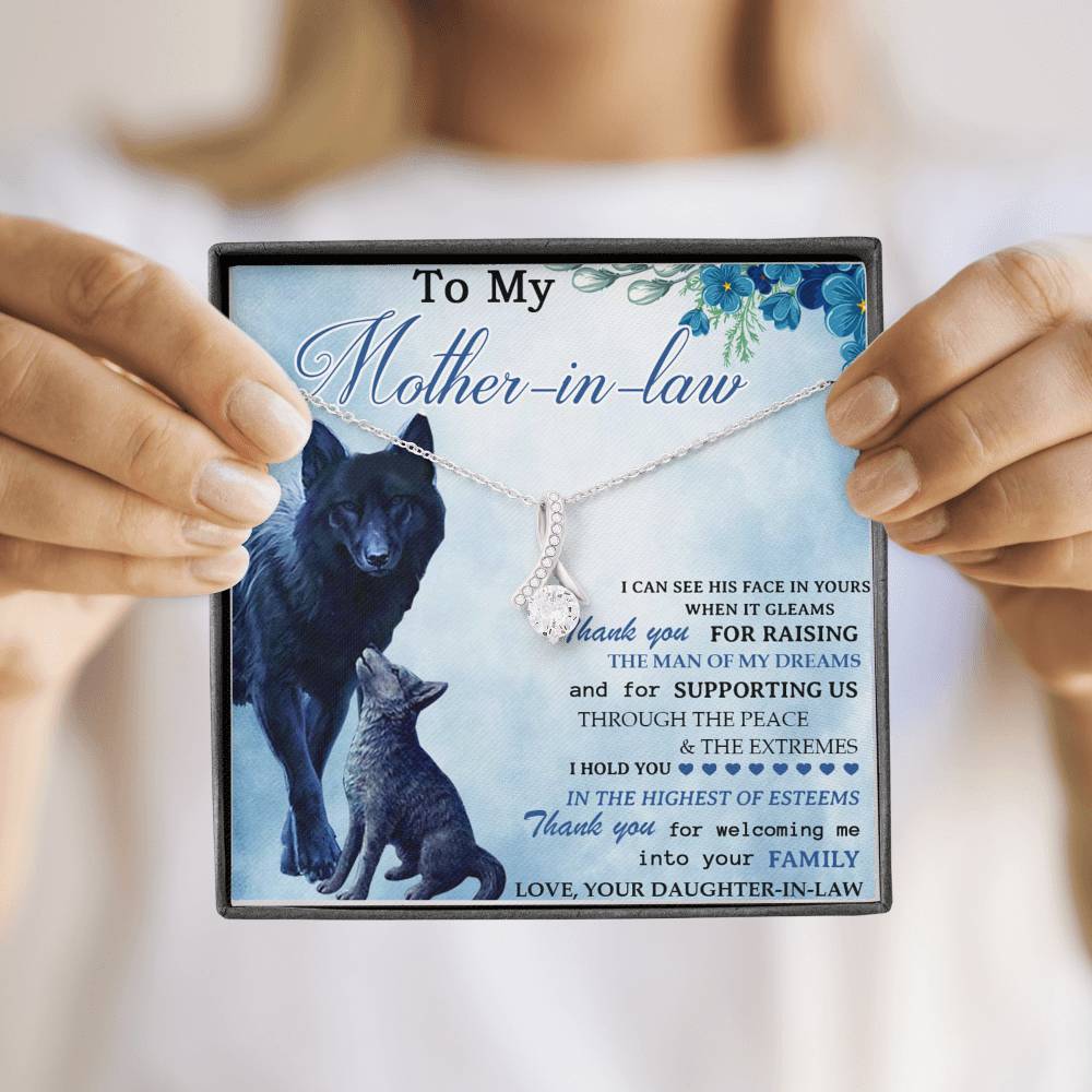 Mother In Law Gift, To My Mother In Law Necklace, Mother Of The Groom Gift From Bride