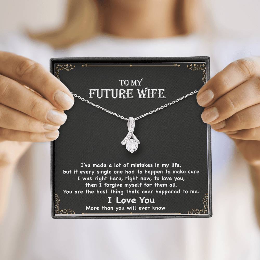 To My Future Wife Necklace, Engagement Gift for Future Wife, Birthday Gift