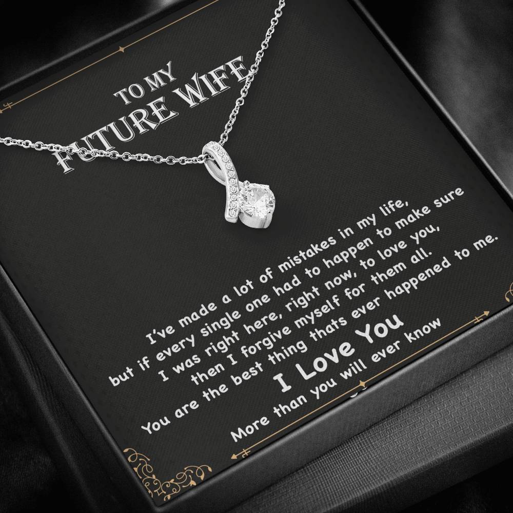 To My Future Wife Necklace, Engagement Gift for Future Wife, Birthday Gift
