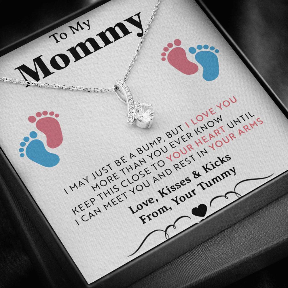 New Mom Gift Necklace, Trendy, Gift for New Mom in Hospital, Pregnancy Gift