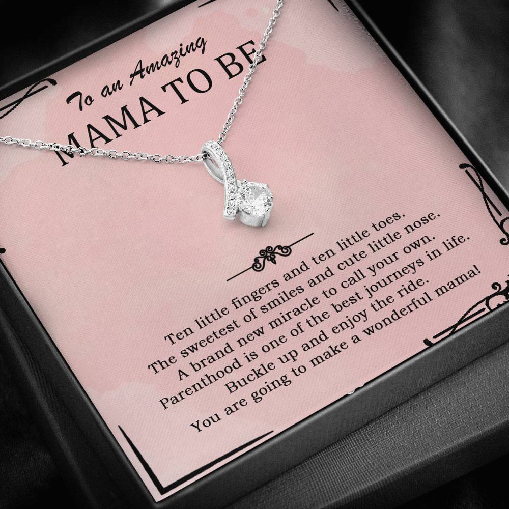 To An Amazing First Time Mom Necklace, Pregnancy Gift for Best Friend, Gift for Mom
