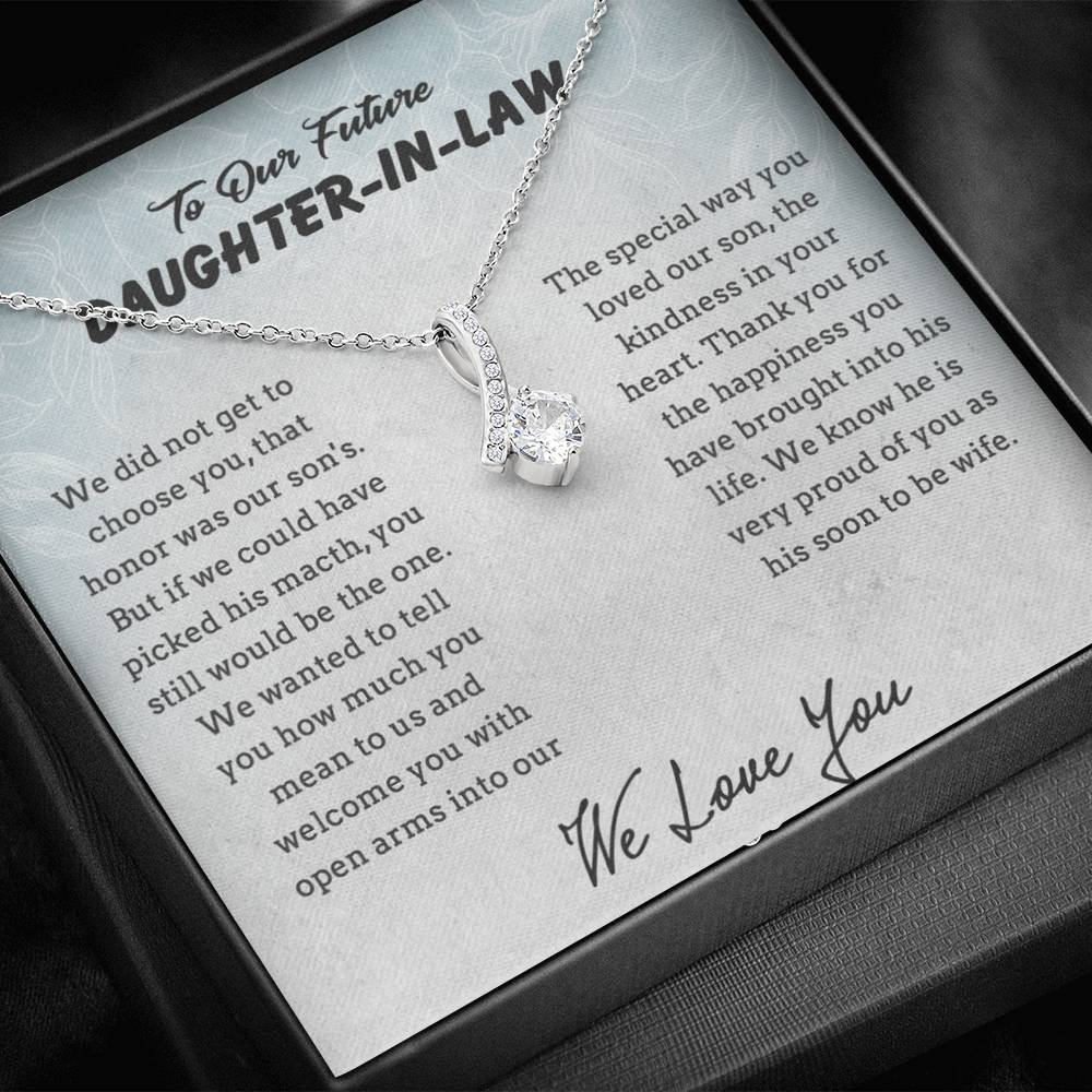Future Daughter-In-Law Necklace, Gift For Her, Wedding Gift, Engagement Gift