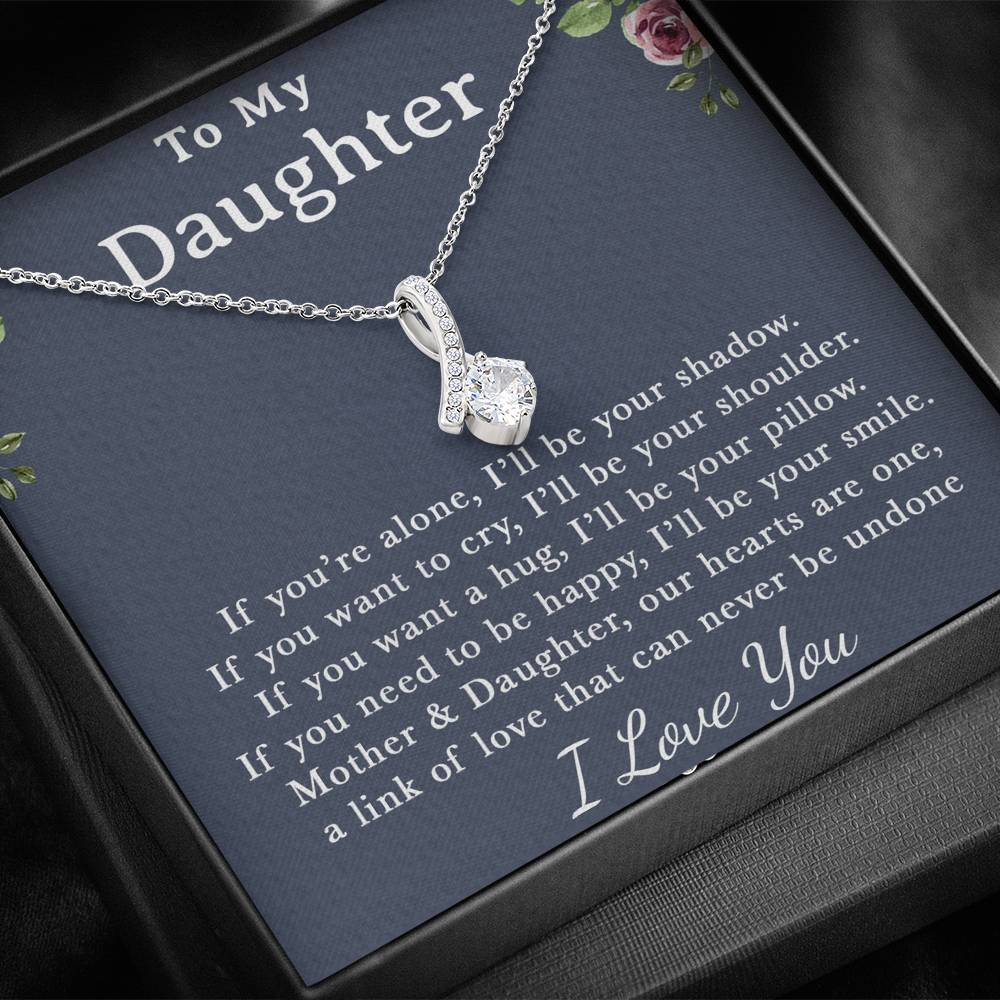 To My Daughter Necklace, Daughter Gift From Mom, Daughter Necklace, Gifts to Daughter