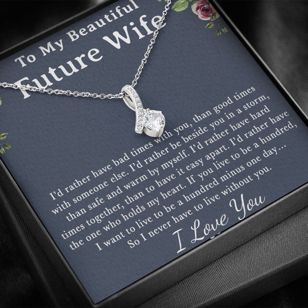 To My Future Wife Necklace, Future Wife Gift, Gift for Future Wife Necklace Future Wife