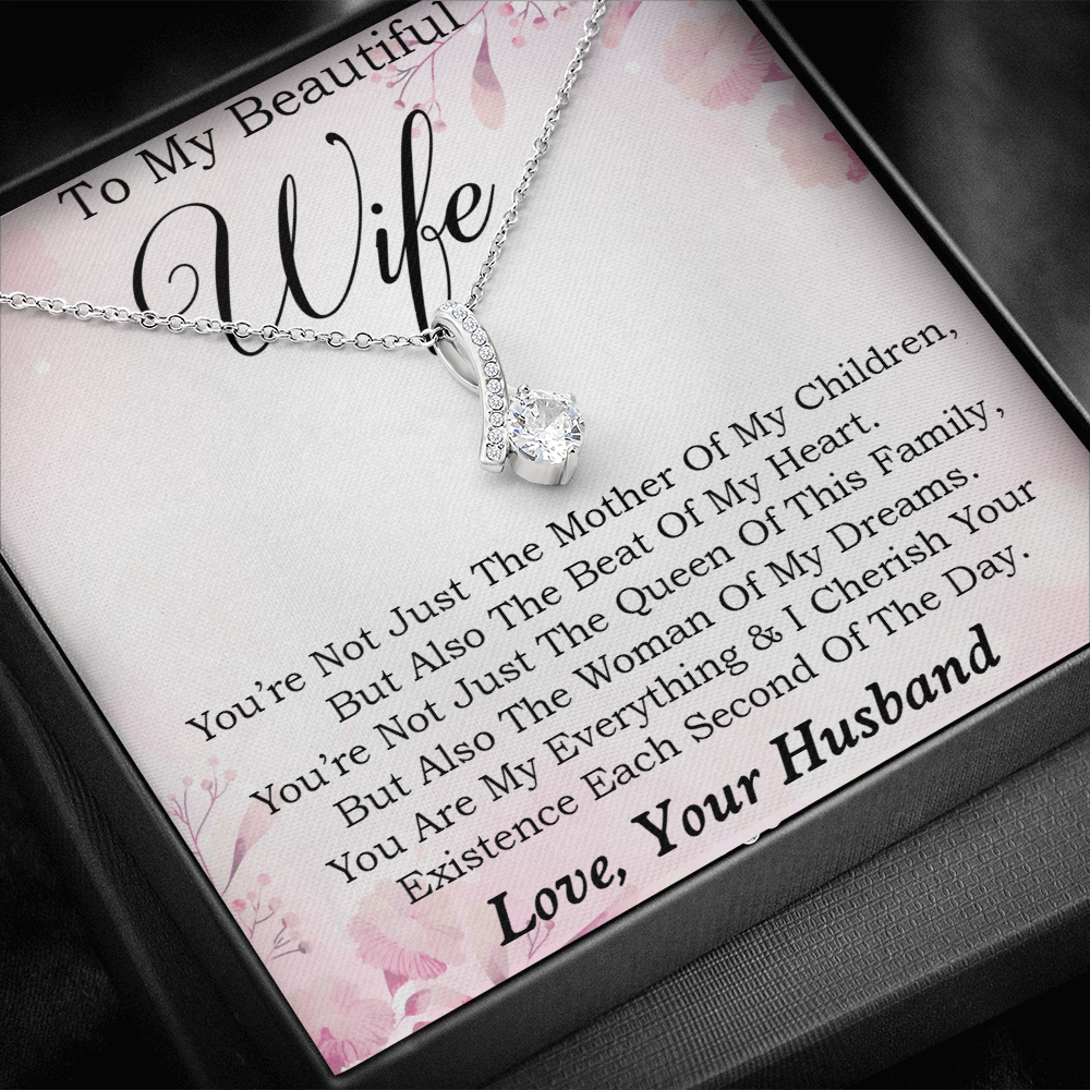 To My Wife Necklace, Engagement Gift for Future Wife, Birthday Gift