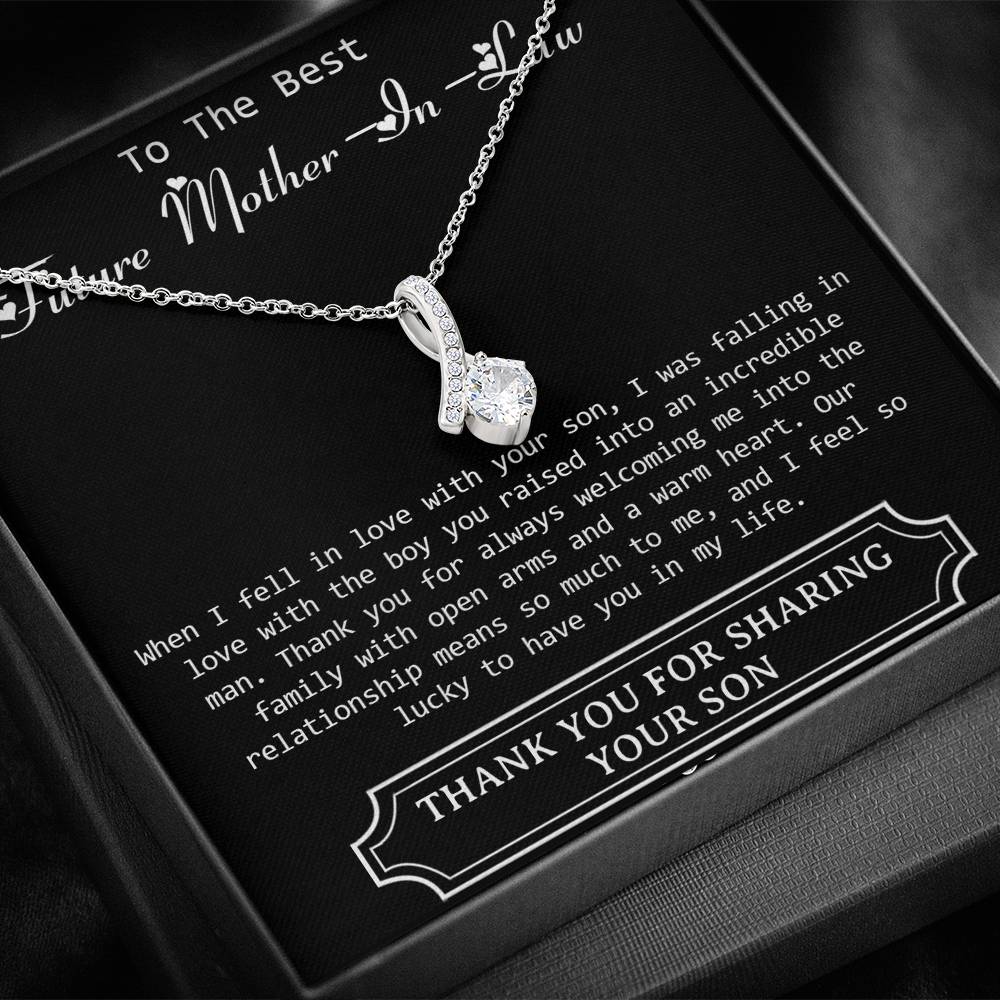 Future Mother in Law, Mother in Law Gift, Mother of the Groom Necklace, Mother of the Bride Necklace, Wedding Gift