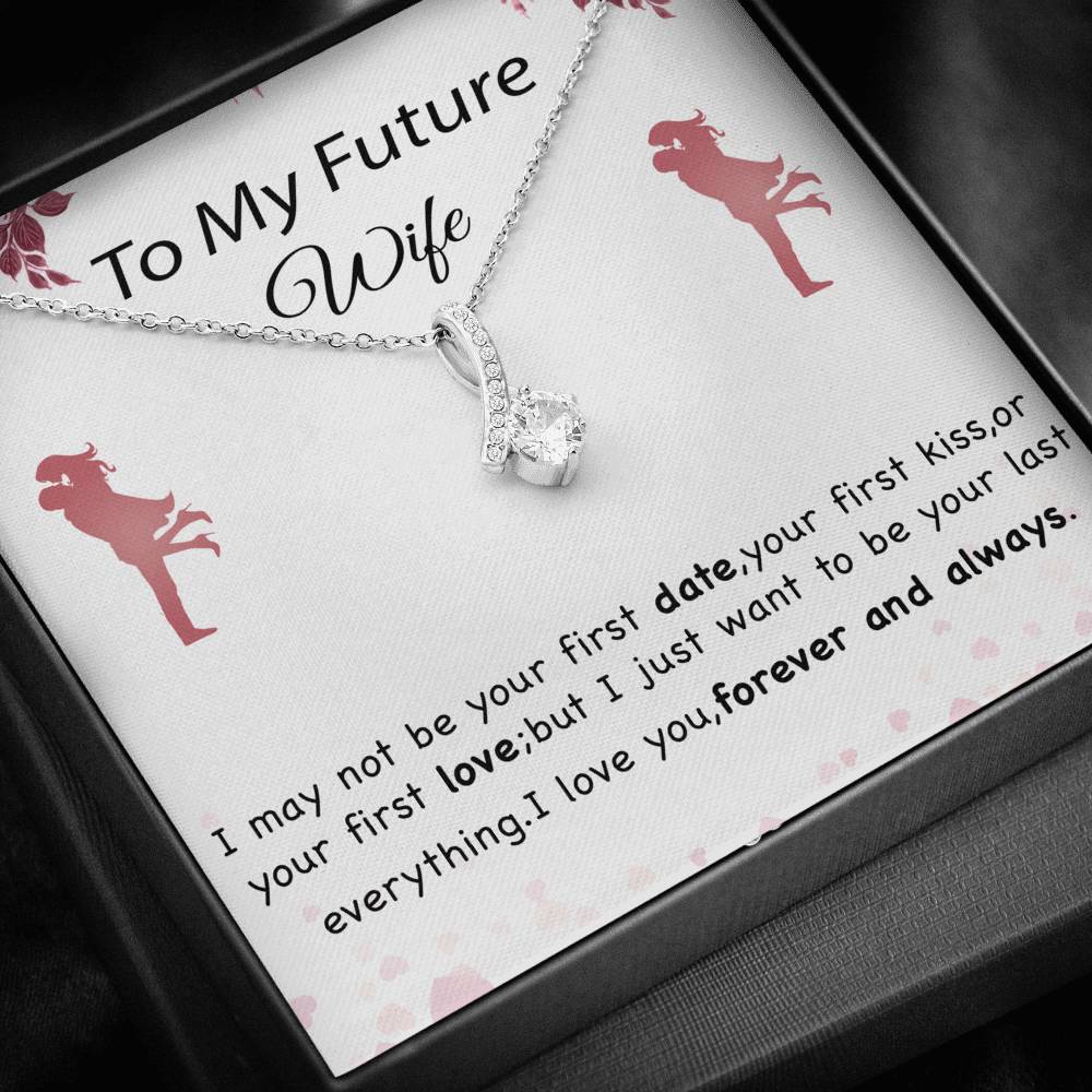 To My Future Wife Necklace, Engagement Gift for Future Wife, Birthday Gift