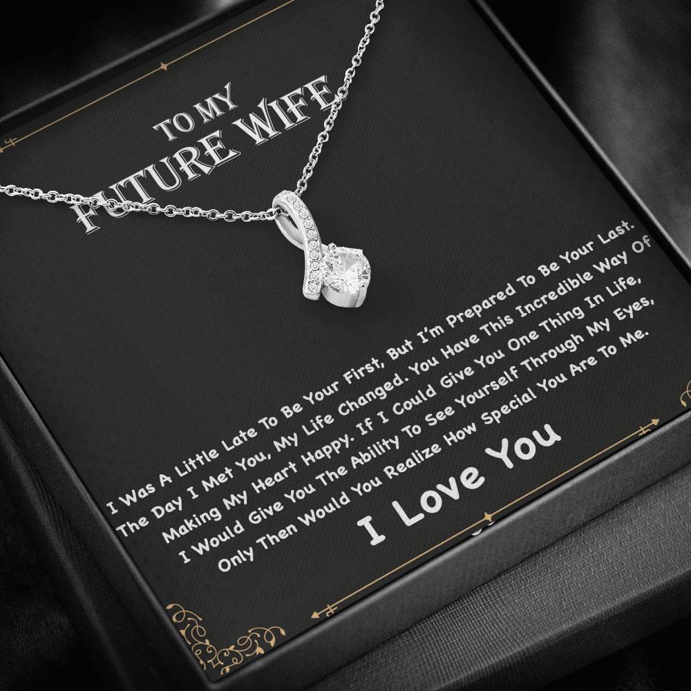 To My Future Wife Necklace, Engagement Gift for Future Wife, Birthday Gift
