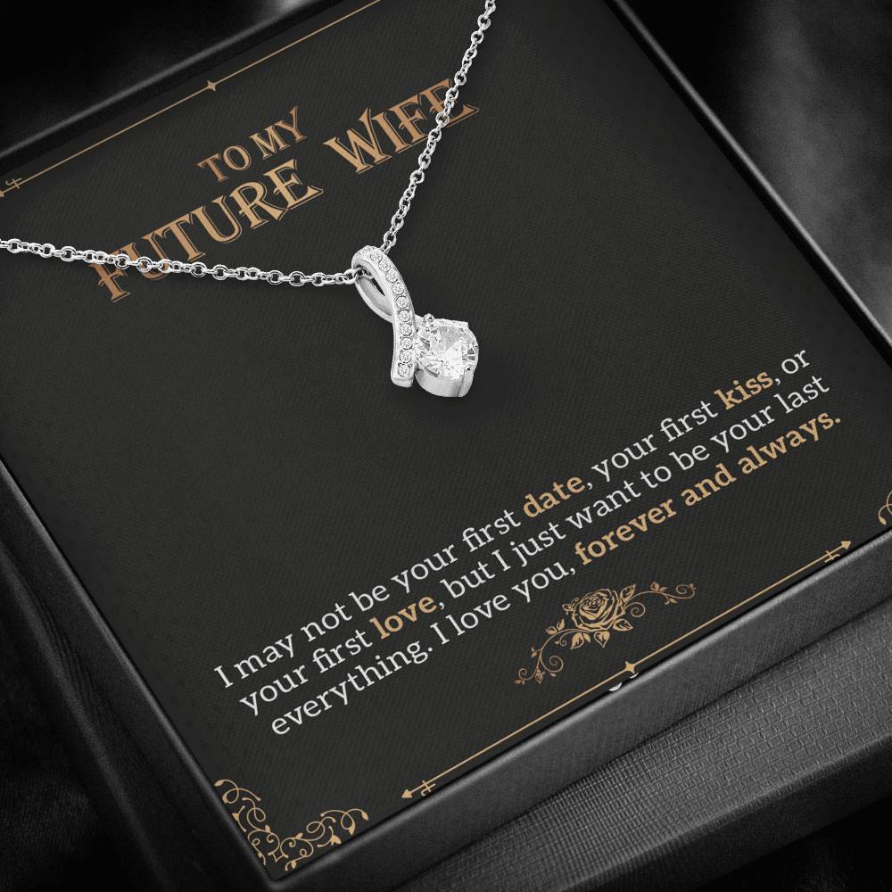 To My Future Wife Necklace, Engagement Gift for Future Wife, Birthday Gift