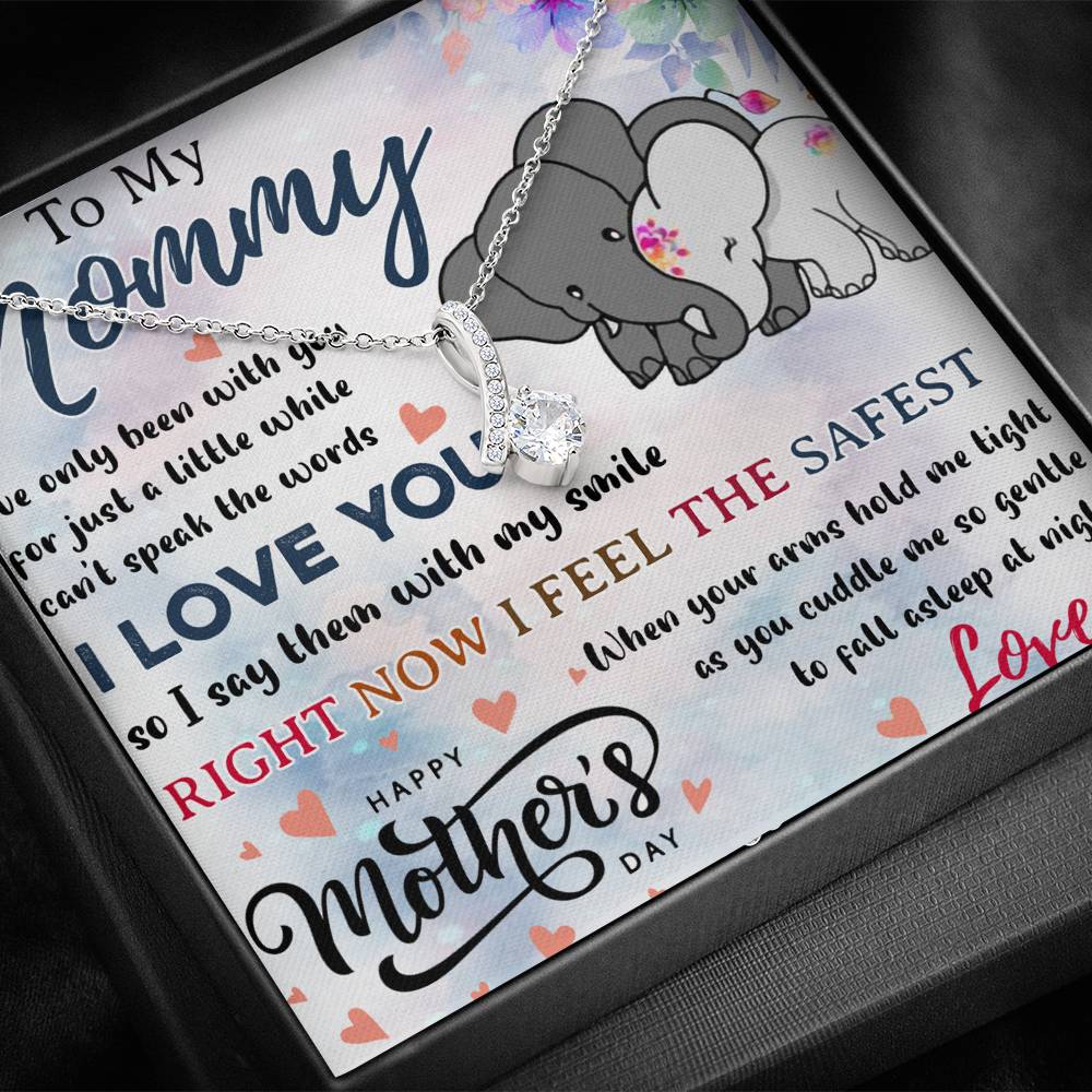 To My Mommy Gift Necklace, Trendy, Gift for New Mom, Happy Mother's Day Gift