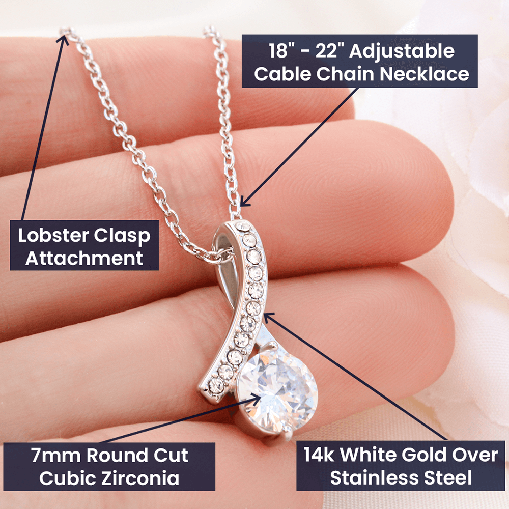 To My Daughter Necklace, Daughter Father Necklace, Daughter Gift from Dad