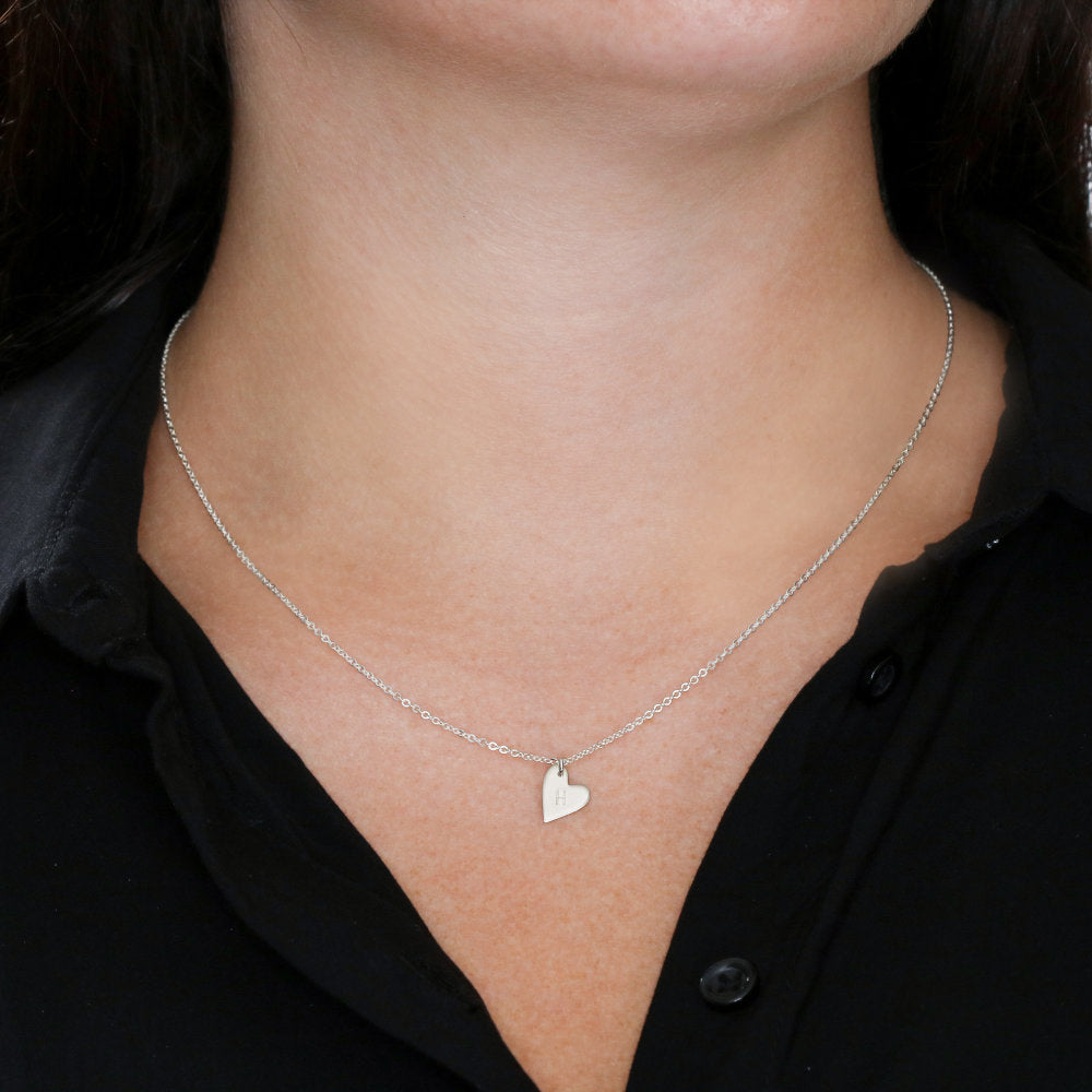 To My Girlfriend Sweetest Hearts Necklace Gift for Valentine Birthday