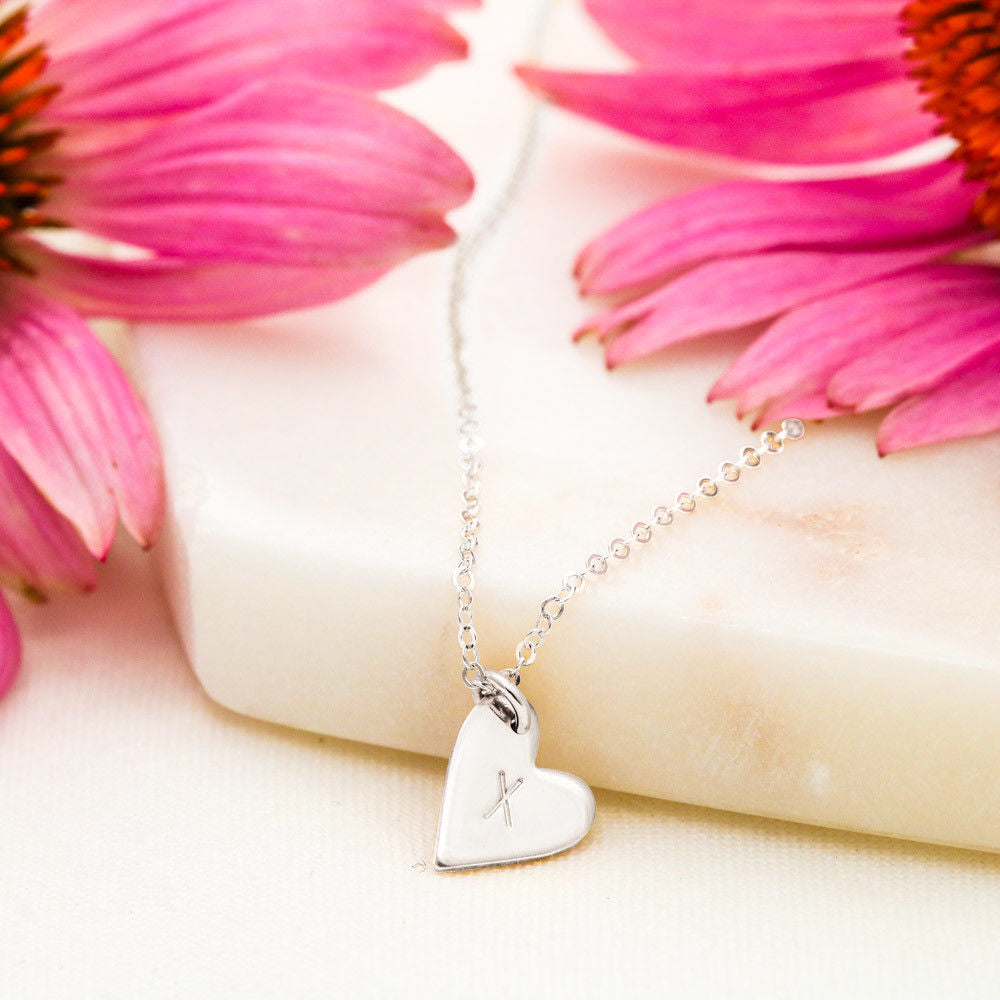 To My Girlfriend Sweetest Hearts Necklace Gift for Valentine Birthday