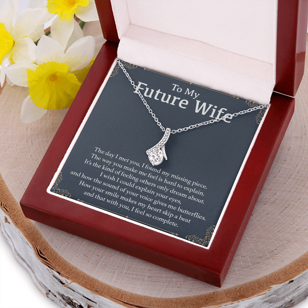 To My Future Wife Necklace, Engagement Gift for Future Wife, Birthday Gift