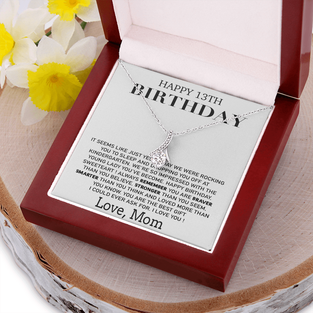 13th Birthday Gift Necklace,13th Birthday Girl ,Gift for 13 Year Old Girl Gifts