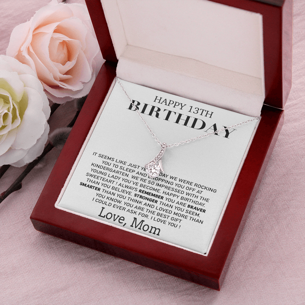 13th Birthday Gift Necklace,13th Birthday Girl ,Gift for 13 Year Old Girl Gifts