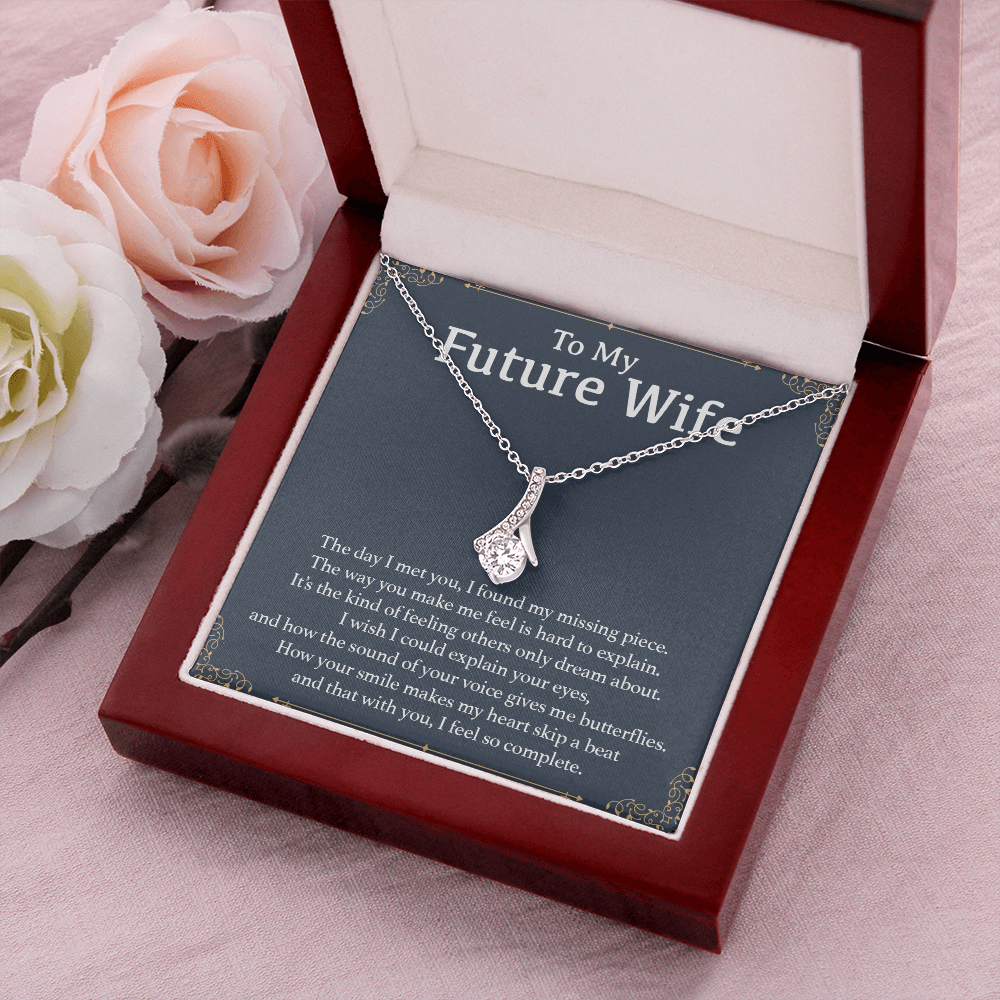 To My Future Wife Necklace, Engagement Gift for Future Wife, Birthday Gift