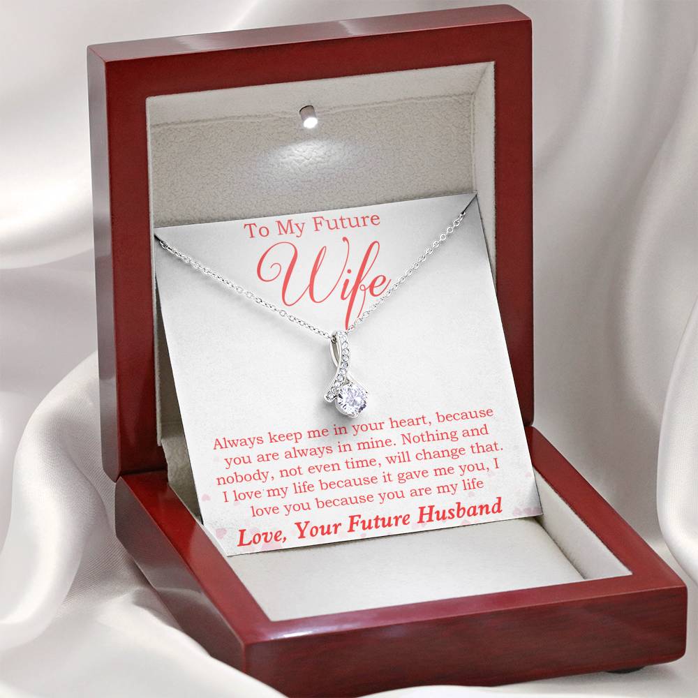 To My Future Wife Necklace, Engagement Gift for Future Wife, Birthday Gift