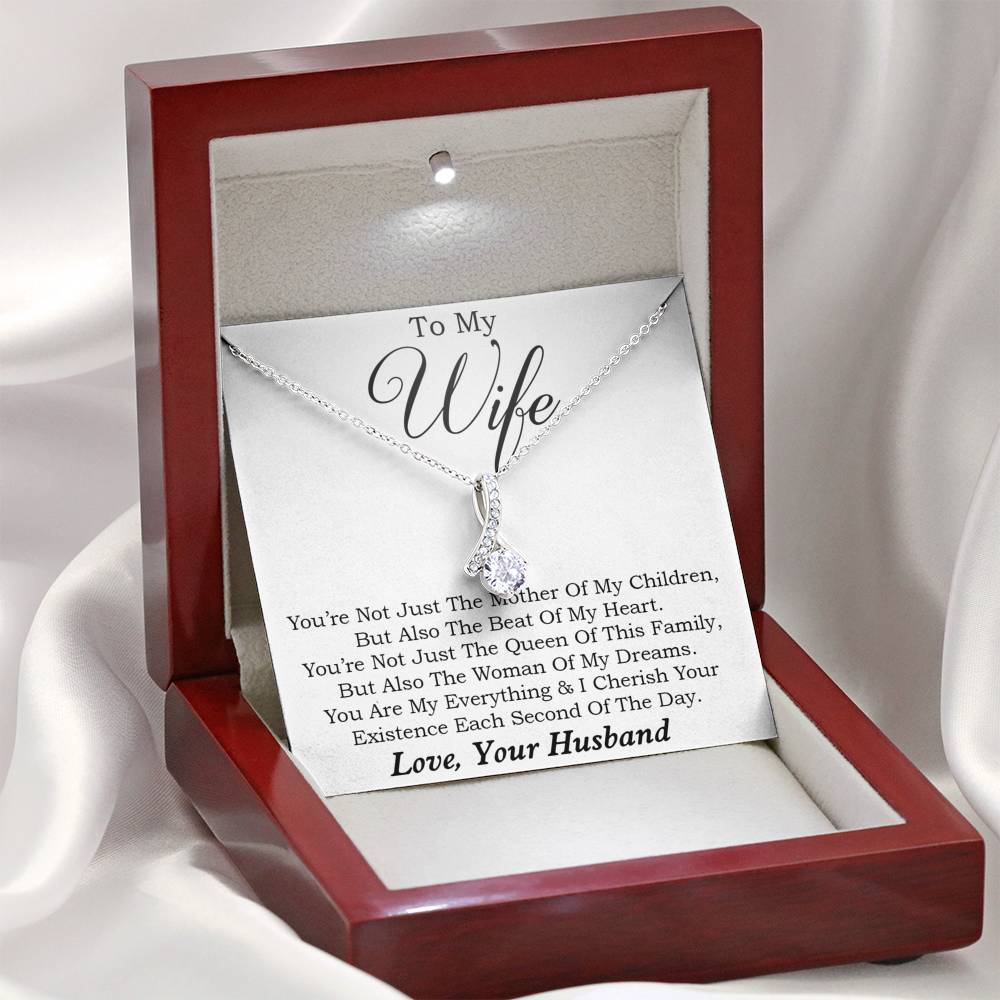 To My Wife Necklace, Engagement Gift for Future Wife, Birthday Gift