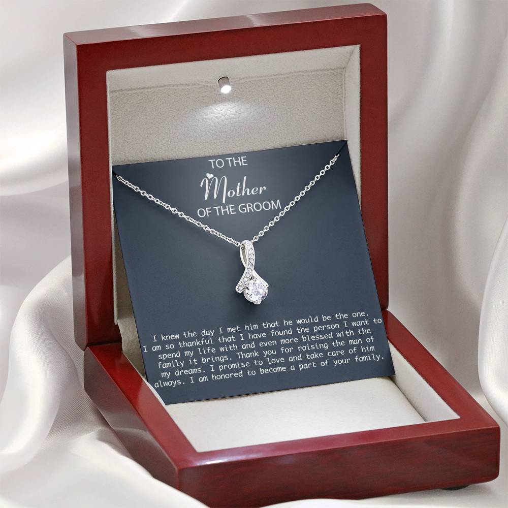 Mother-In-Law Necklace, Mother of the Groom Gift from Bride, Mother-In-Law Necklace, Mother of the Groom Gift