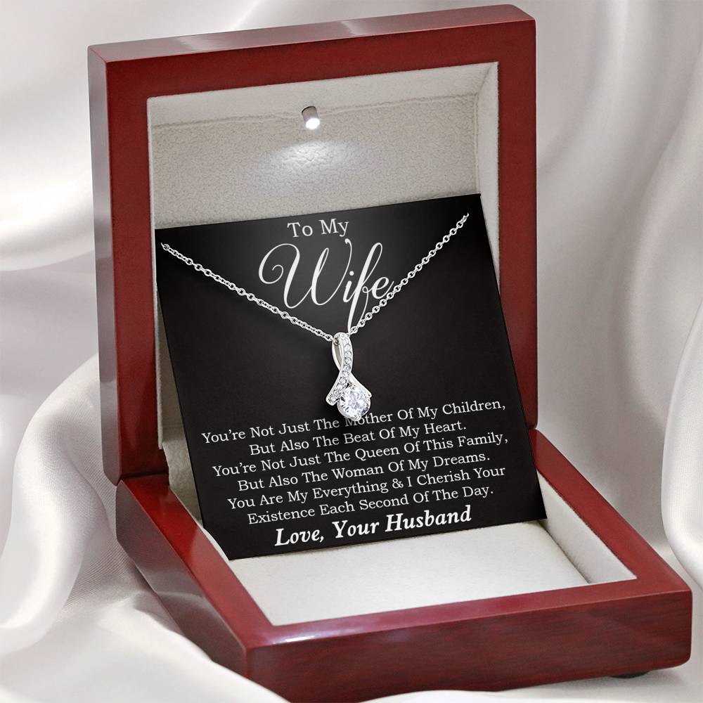 Wife Gift for Mothers Day Necklace, To Wife Mother Day Gift For Wife