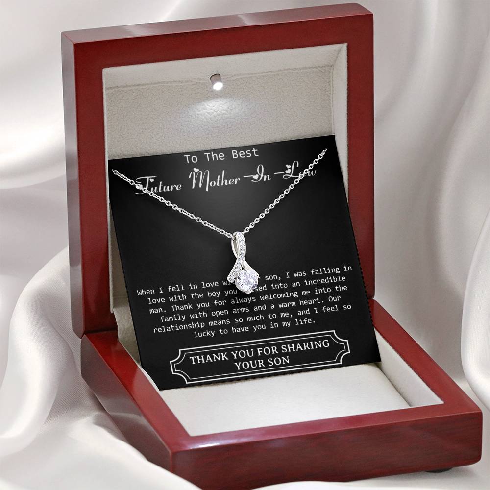 Future Mother in Law, Mother in Law Gift, Mother of the Groom Necklace, Mother of the Bride Necklace, Wedding Gift