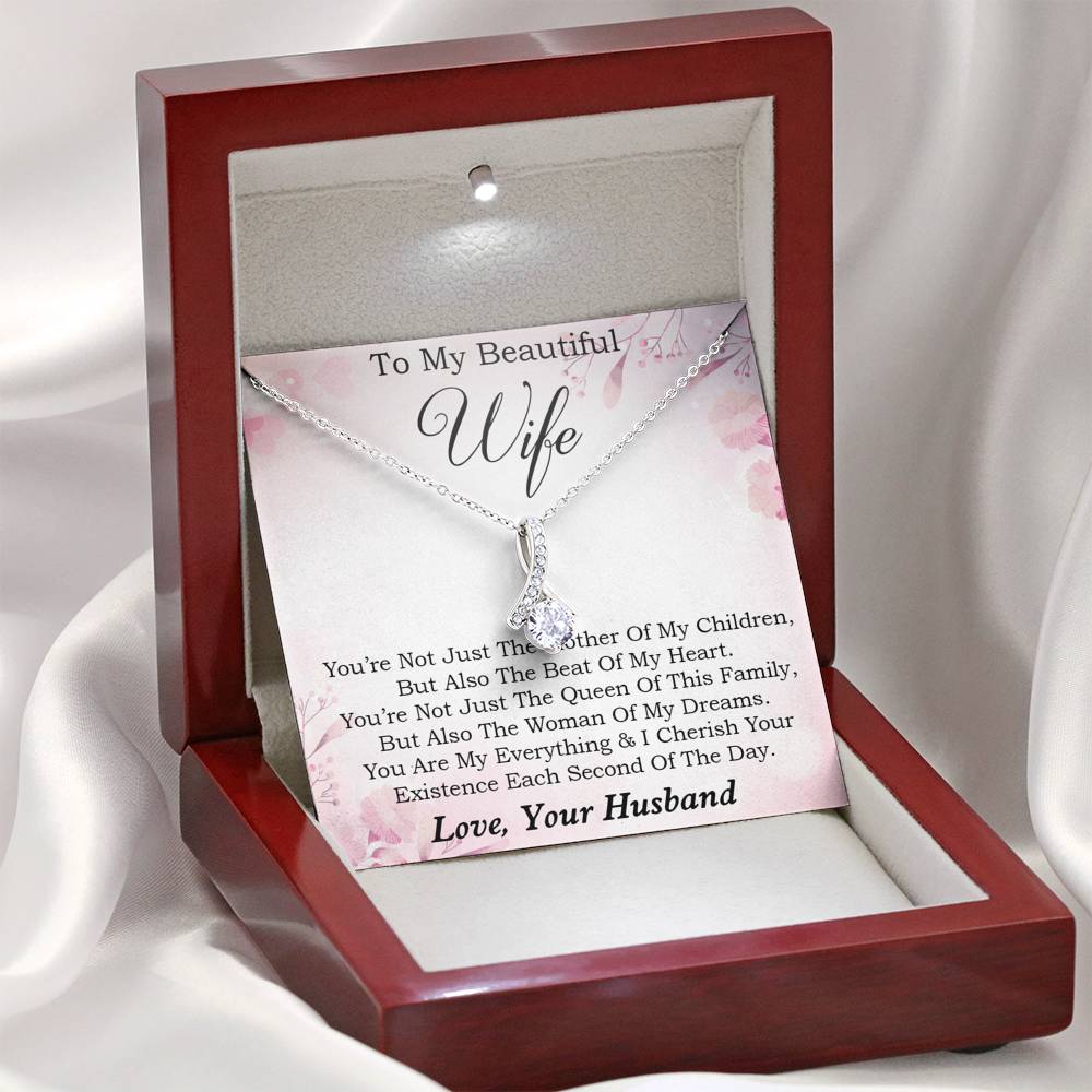 To My Wife Necklace, Engagement Gift for Future Wife, Birthday Gift