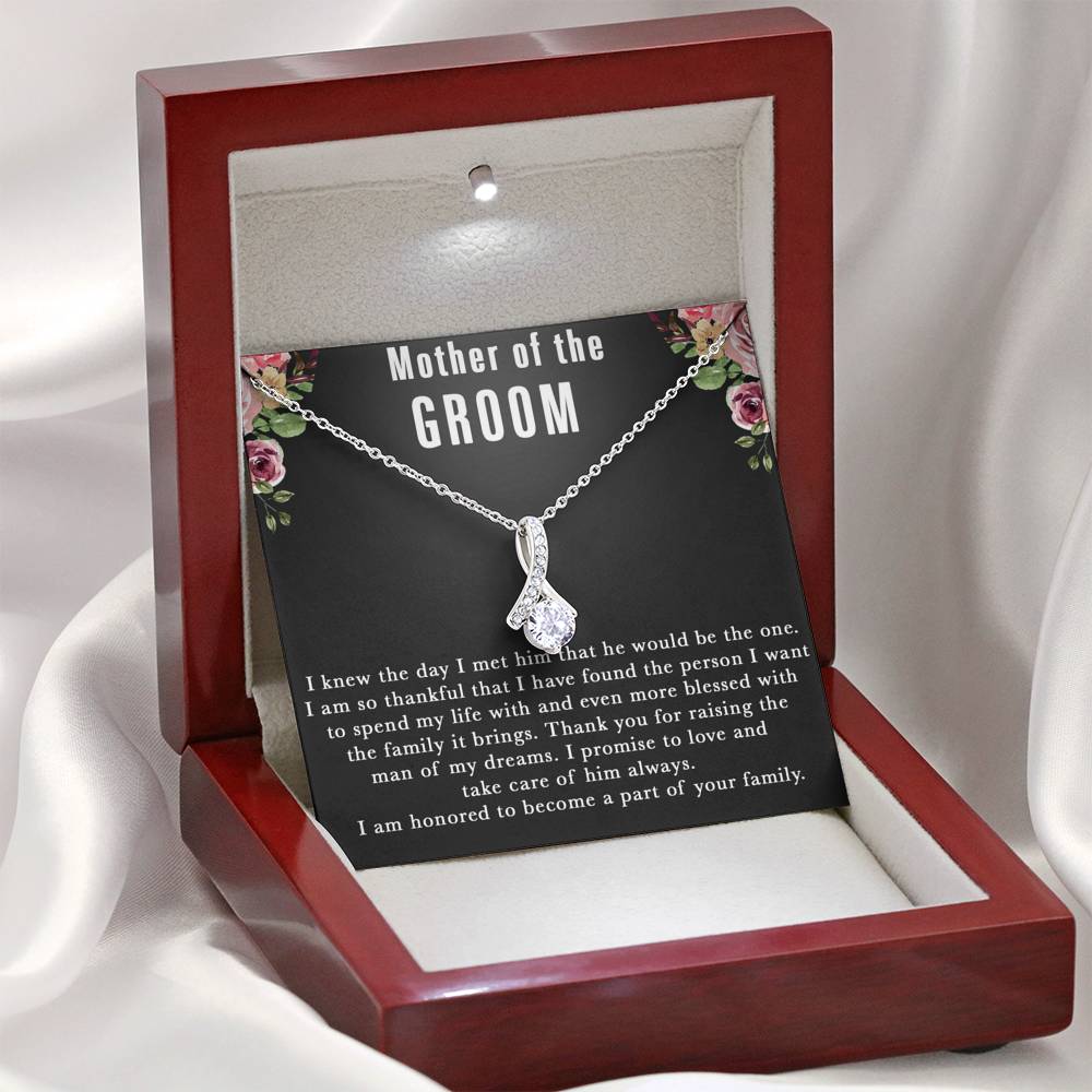 Mother of the Groom Necklace, Mother-In-Law Gift, Gift for Mother of the Groom