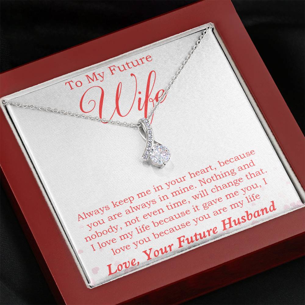 To My Future Wife Necklace, Engagement Gift for Future Wife, Birthday Gift
