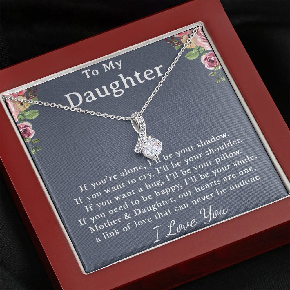 To My Daughter Necklace, Daughter Gift From Mom, Daughter Necklace, Gifts to Daughter
