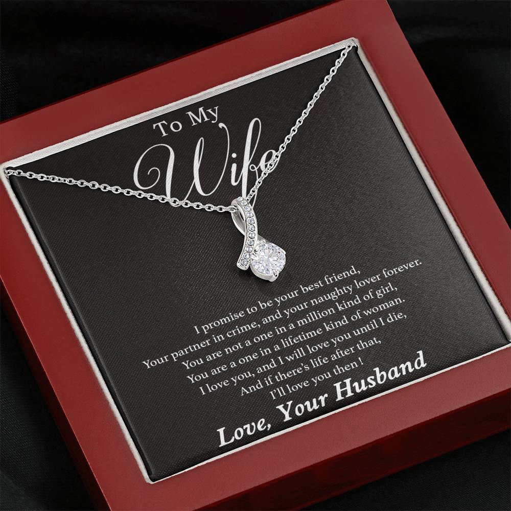 To My Wife Necklace, Gift For Wife, Anniversary Gift For Wife, Necklace For Wife