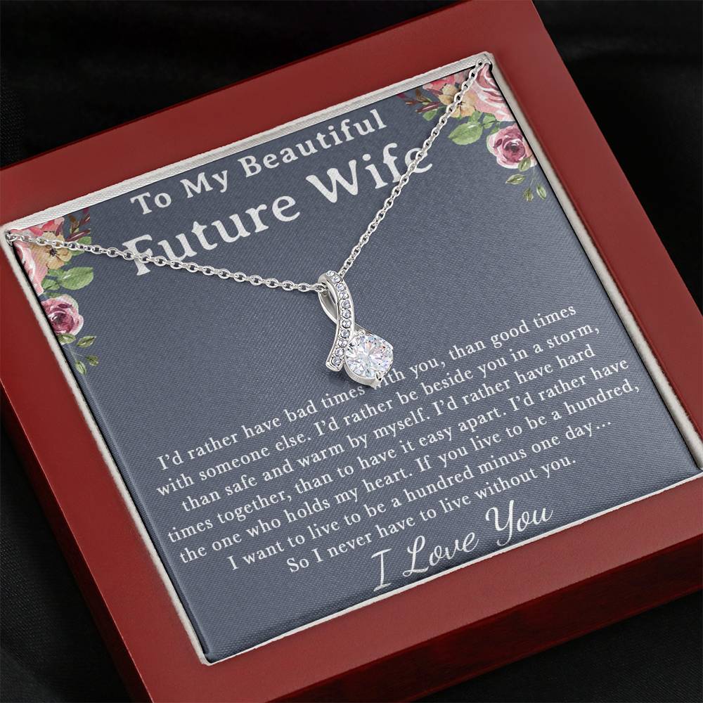 To My Future Wife Necklace, Future Wife Gift, Gift for Future Wife Necklace Future Wife