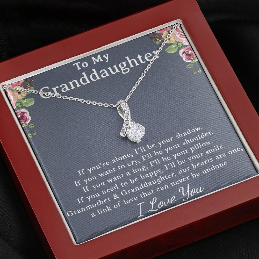 To My Granddaughter Necklace, Gift for Granddaughter, Necklace for Granddaughter