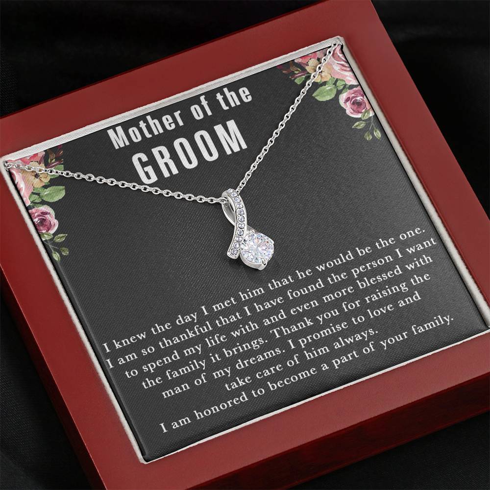 Mother of the Groom Necklace, Mother-In-Law Gift, Gift for Mother of the Groom