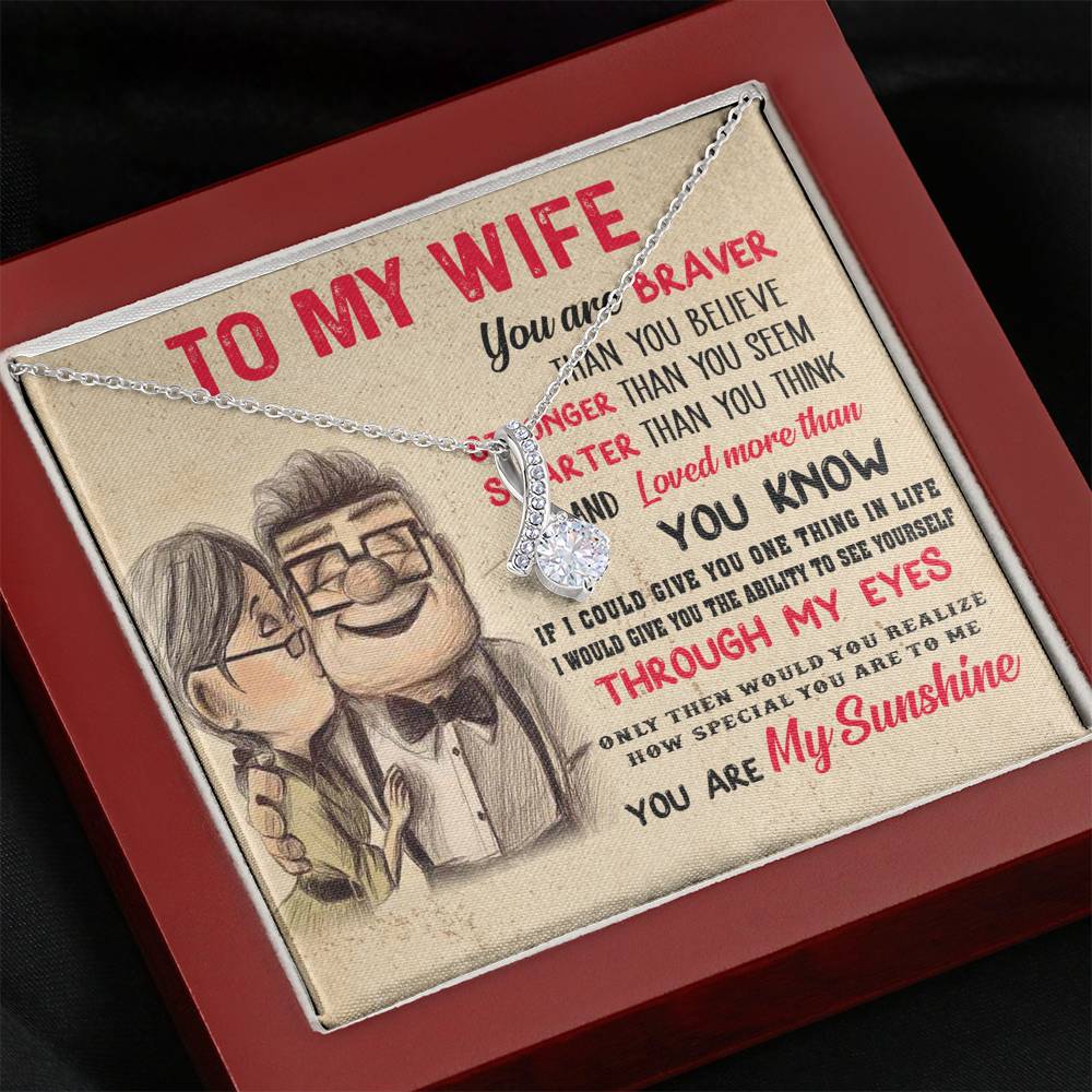 To My Wife Necklace, Engagement Gift for Future Wife, Birthday Gift