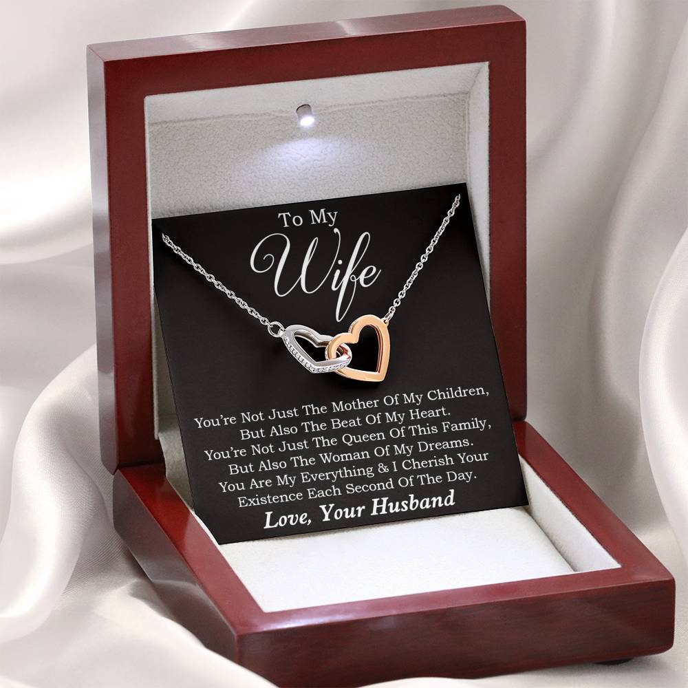 Wife Gift for Mothers Day Necklace, To Wife Mother Day Gift For Wife