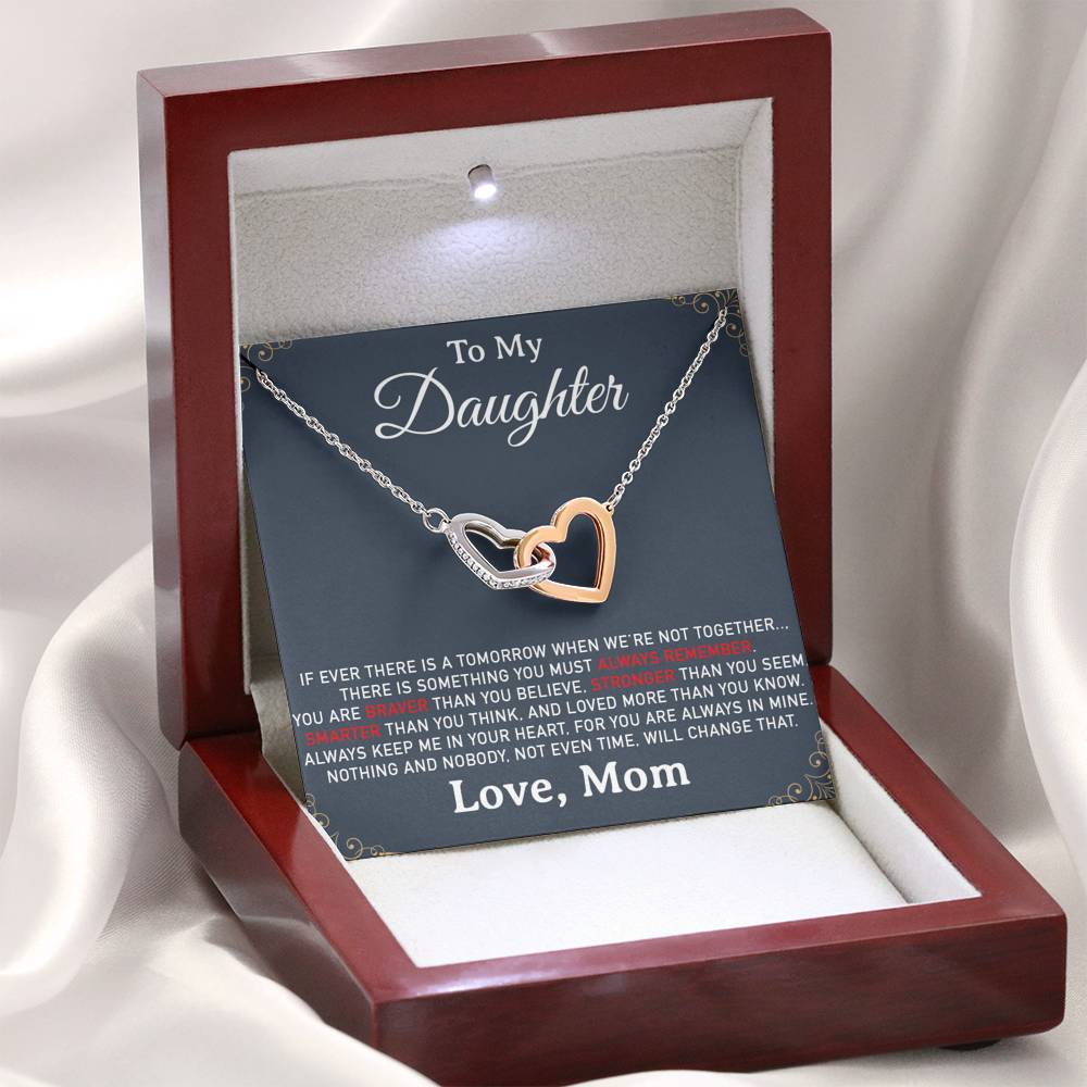 To My Daughter Necklace, Daughters Birthday, Gift For Daughter From Mom