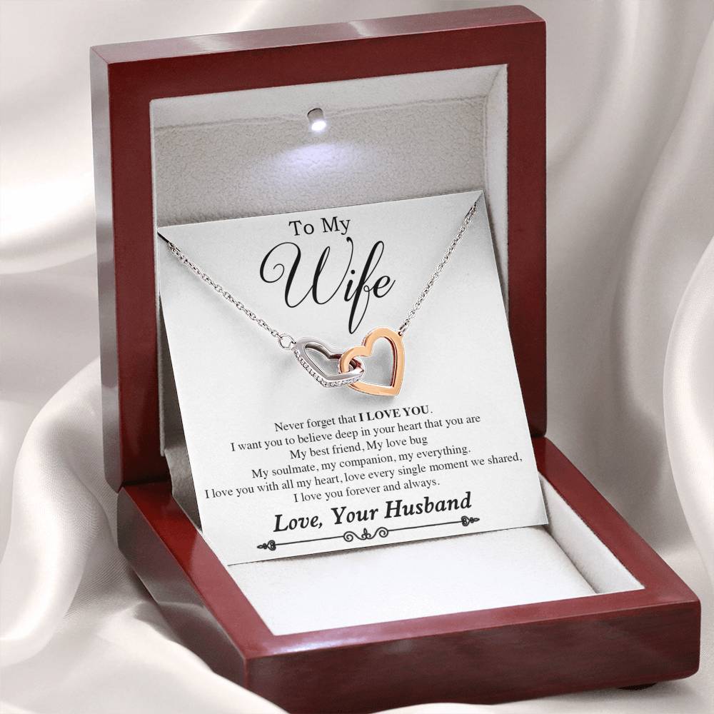 To My Wife Necklace, Gift For Wife, Anniversary Gift For Wife, Necklace For Wife