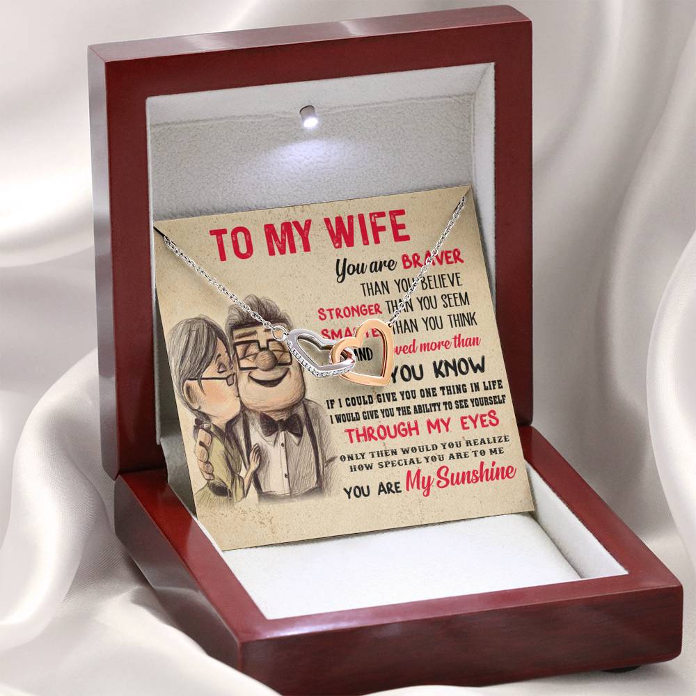 To My Wife Necklace, Engagement Gift for Future Wife, Birthday Gift