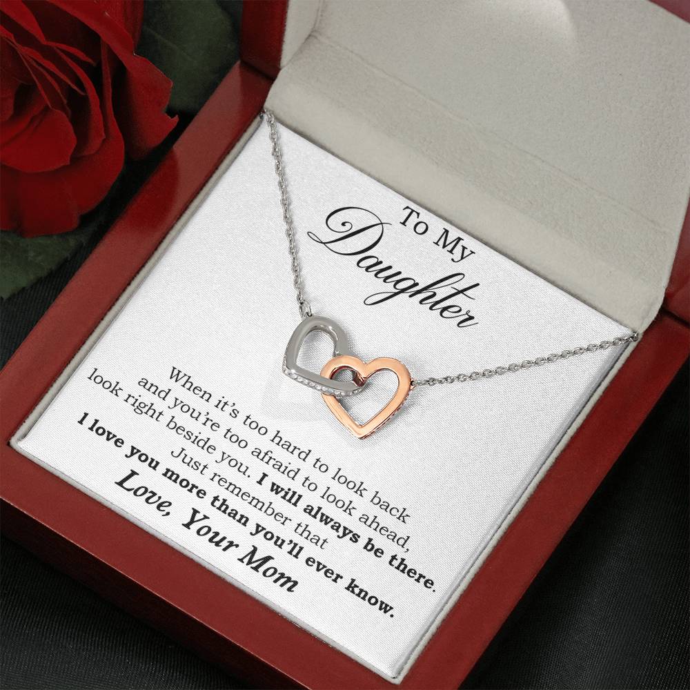 To My Daughter from Mom, Daughter Mother Necklace, Daughter Gift from Mom