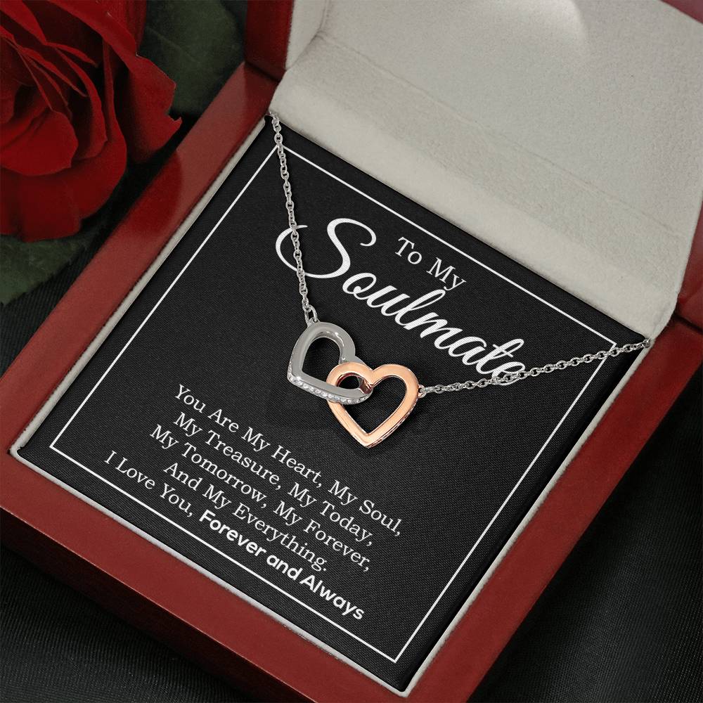 To My Soulmate Necklace Gift For Her, Soulmate Gift, Soulmate Jewelry