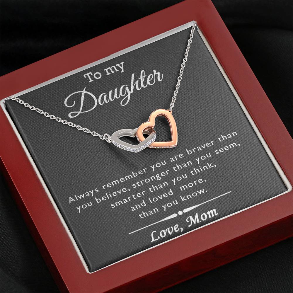 To My Daughter Always Remember Necklace, Daughter Mother Necklace, Daughter Gift From Mom