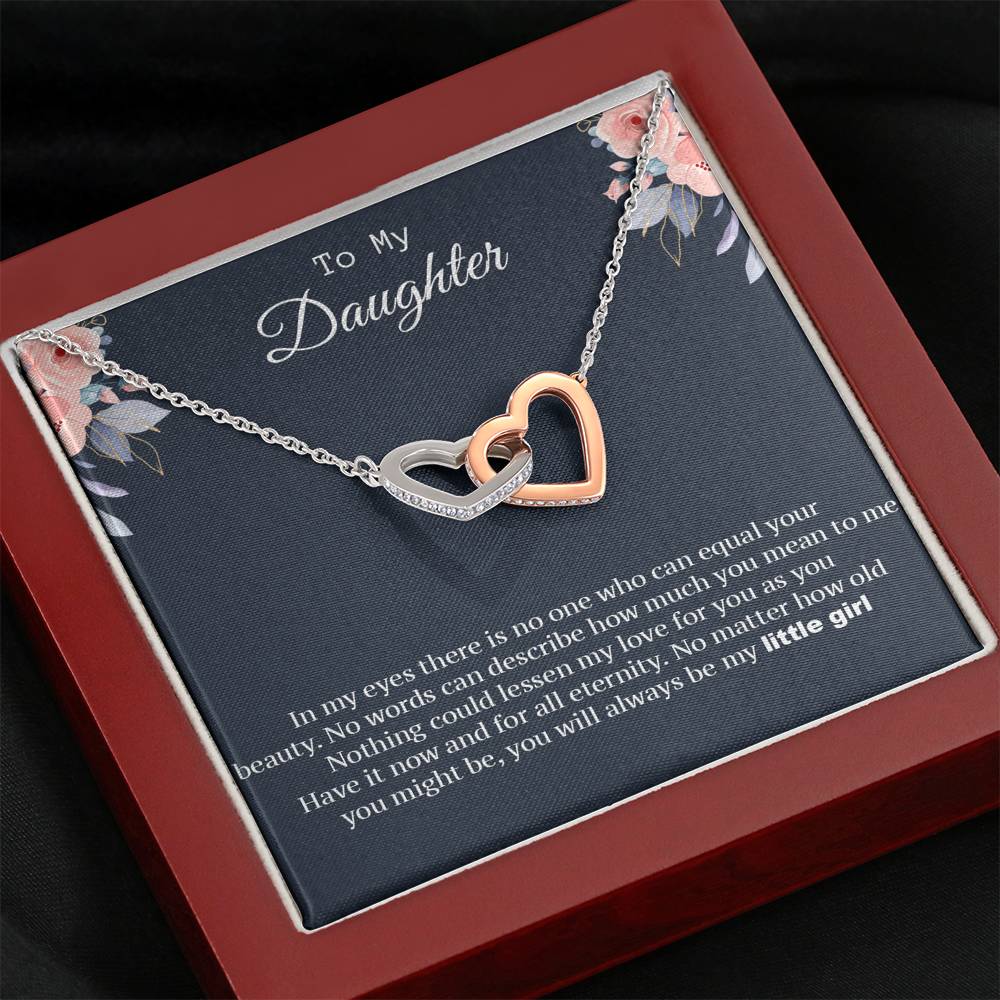 To My Daughter Necklace, Daughter Birthday Gift, Daughter Gifts From Father